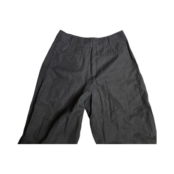 APiece Apart Black Bari Crop Trouser Pants Size: 12 - Picture 6 of 6